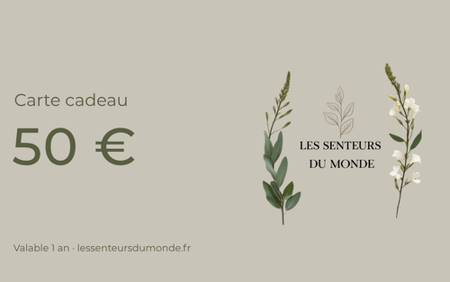 Carte-cadeau les Senteurs du Monde