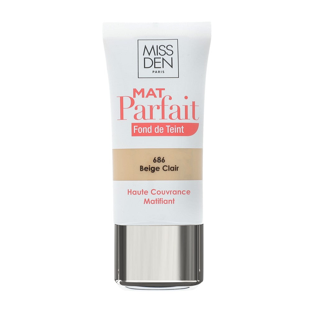 Fond de Teint Matifiant Miss Den 686 Beige Clair