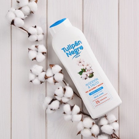 Gel Douche Tulipán Negro Coton et Talc 650ml